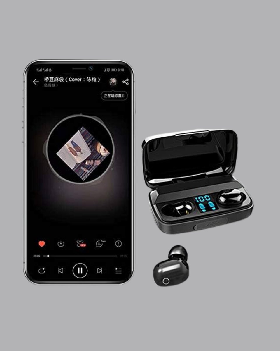 A10s TWS Bluetooth 5.0 Kulaklık – Powerbank’li Şarj Kutusu Dokunmatik Kontrol Gerçek Stereo - Görsel 2