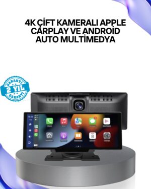 Renault Megane Clio Symbol Captur Toyota Corolla Yaris C-HR Ford Focus Fiesta Uyumlu Kablosuz CarPlay Multimedya 10.26” Dokunmatik Ekran