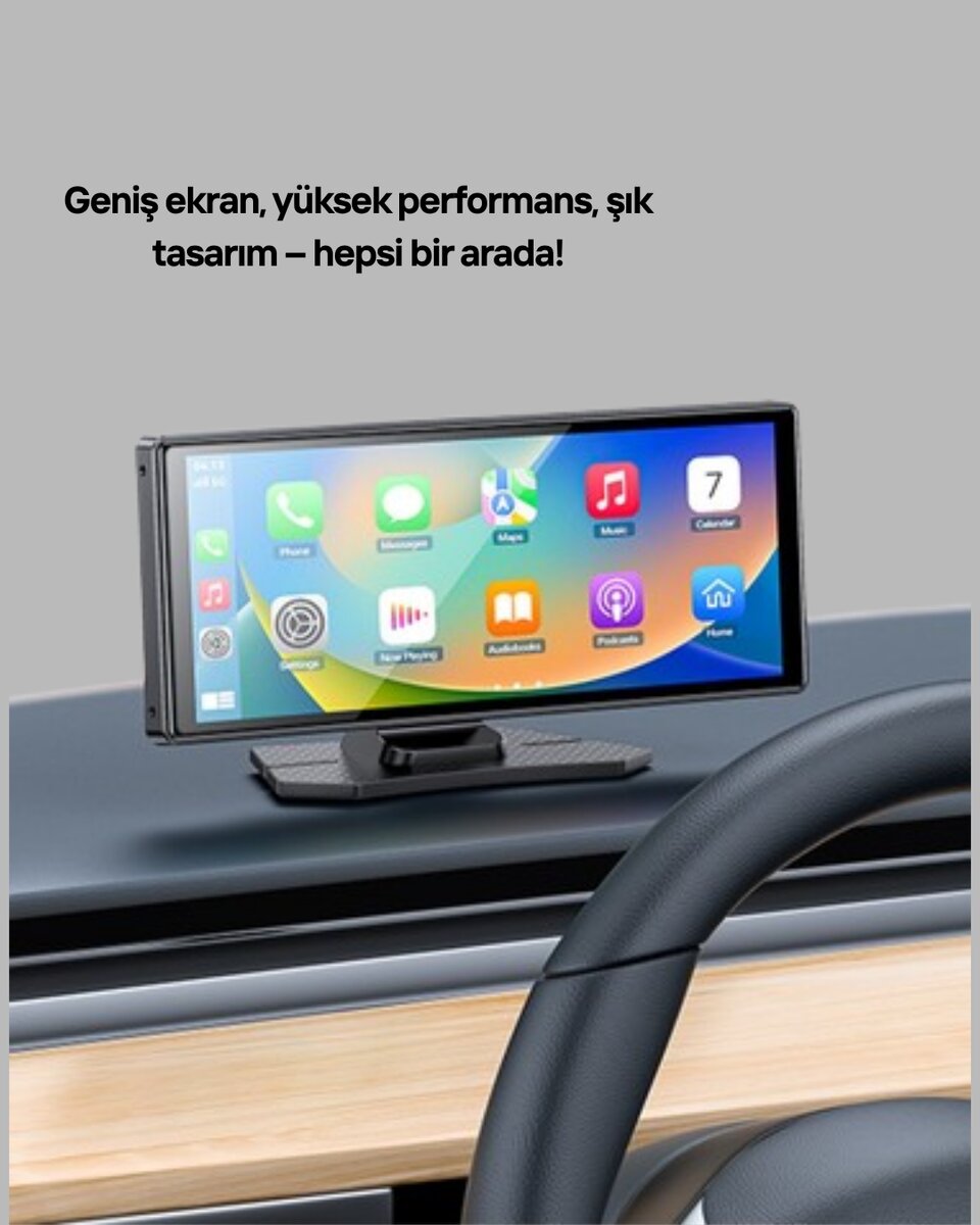Audi Skoda Octavia Superb Seat Leon Ibiza Hyundai i20 i30 TucsonUyumlu Android Auto & CarPlay Multimedya Ekran - Görsel 5