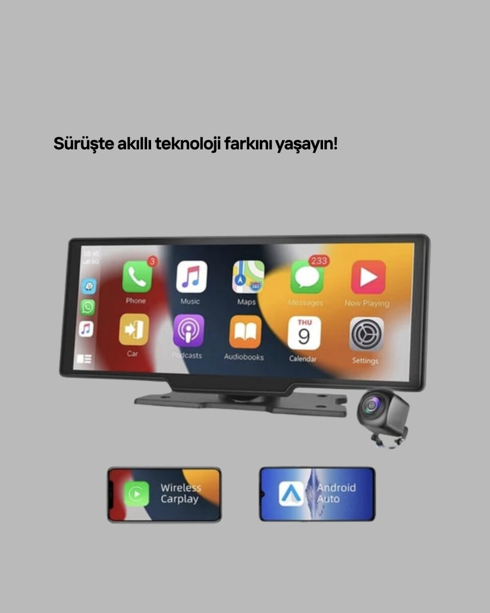 Volkswagen Golf Polo Passat Uyumlu 10.26” CarPlay Android Auto Ekran - Görsel 2