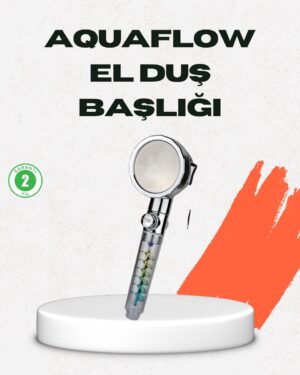 Rahatlatıcı Yağmur Etkili El Duşu – Döner Pervaneli Dayanıklı ve Şık Tasarım