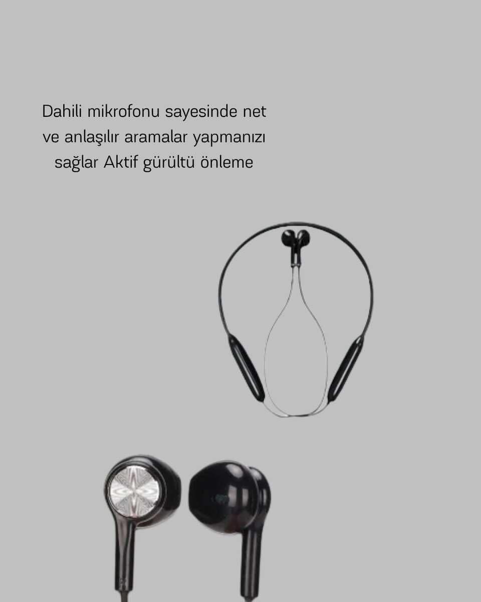 Bluetooth 5.0 ANC Kulaklık – Dokunmatik Kontrol Kristal Netliğinde Mikrofonlu - Görsel 5