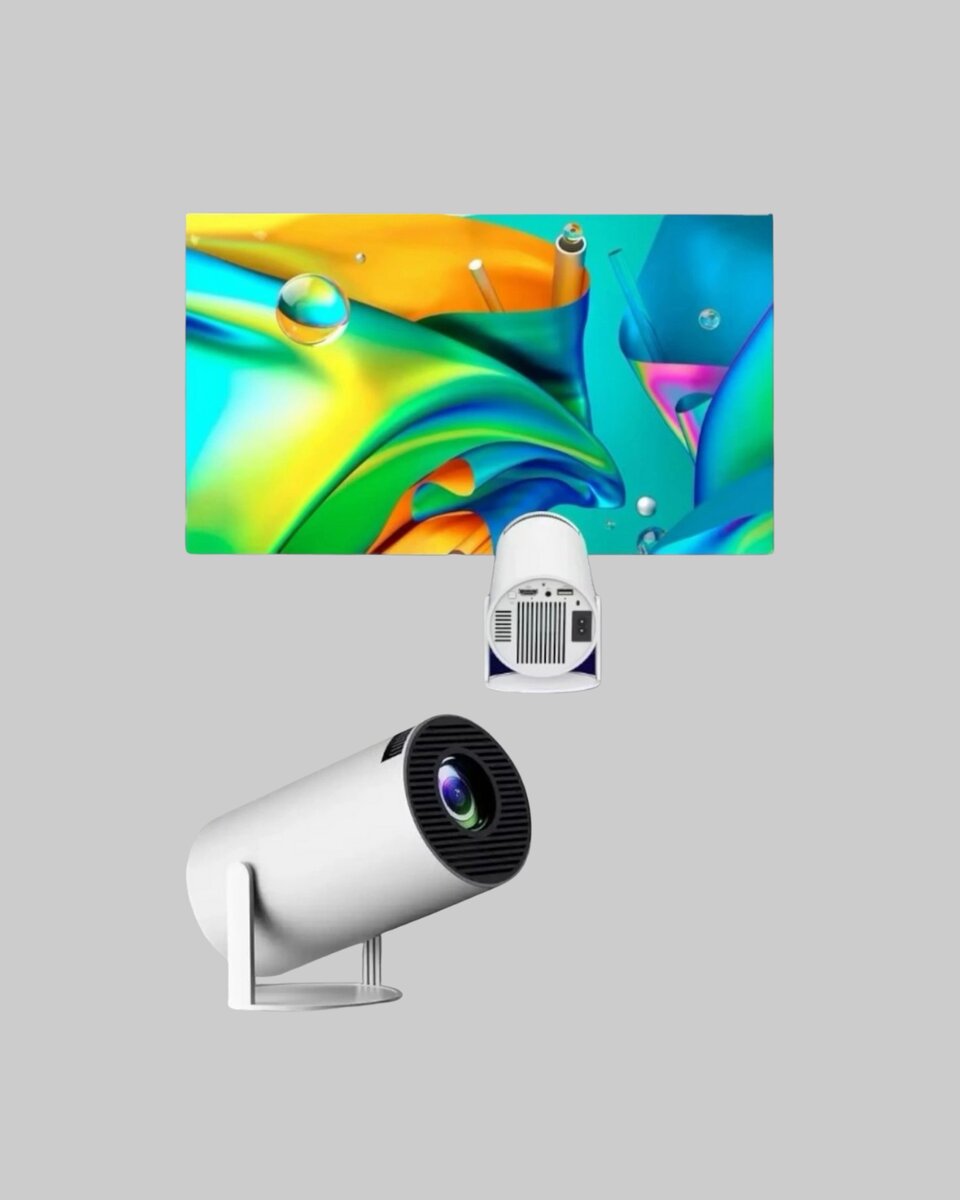 4K Destekli Full HD Projeksiyon Cihazı – 130 inç Geniş Ekran WiFi ve HDMI Bağlantılı - Görsel 2