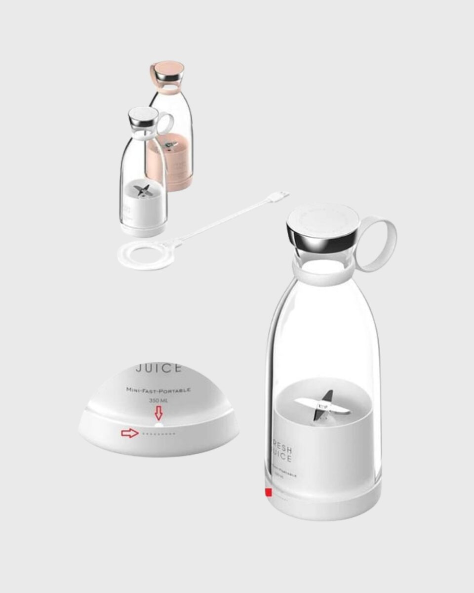USB Şarjlı Kablosuz Blender – Taşınabilir Kompakt ve Çevre Dostu Meyve Sıkıcı - Görsel 3