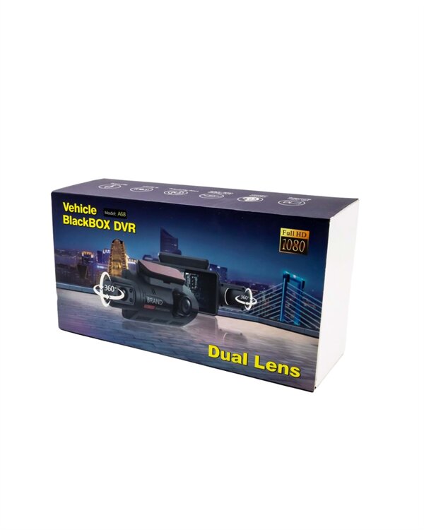 Çift Görüşlü Dashcam – Gece Görüşlü 1080P Araç İçi Güvenlik Kamerası - Görsel 3