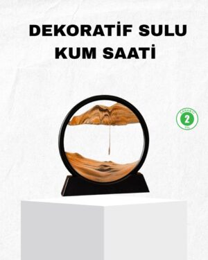 Dekoratif Kum Saati – Şık Masa Üstü Aksesuar Dayanıklı Malzeme Modern ve Klasik Tasarım