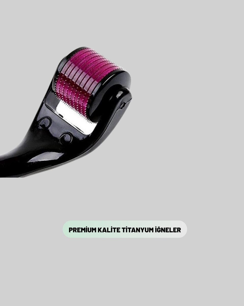 Titanyum İğneli Derma Roller – Evde Cilt Bakımı İçin Uygun - Görsel 4