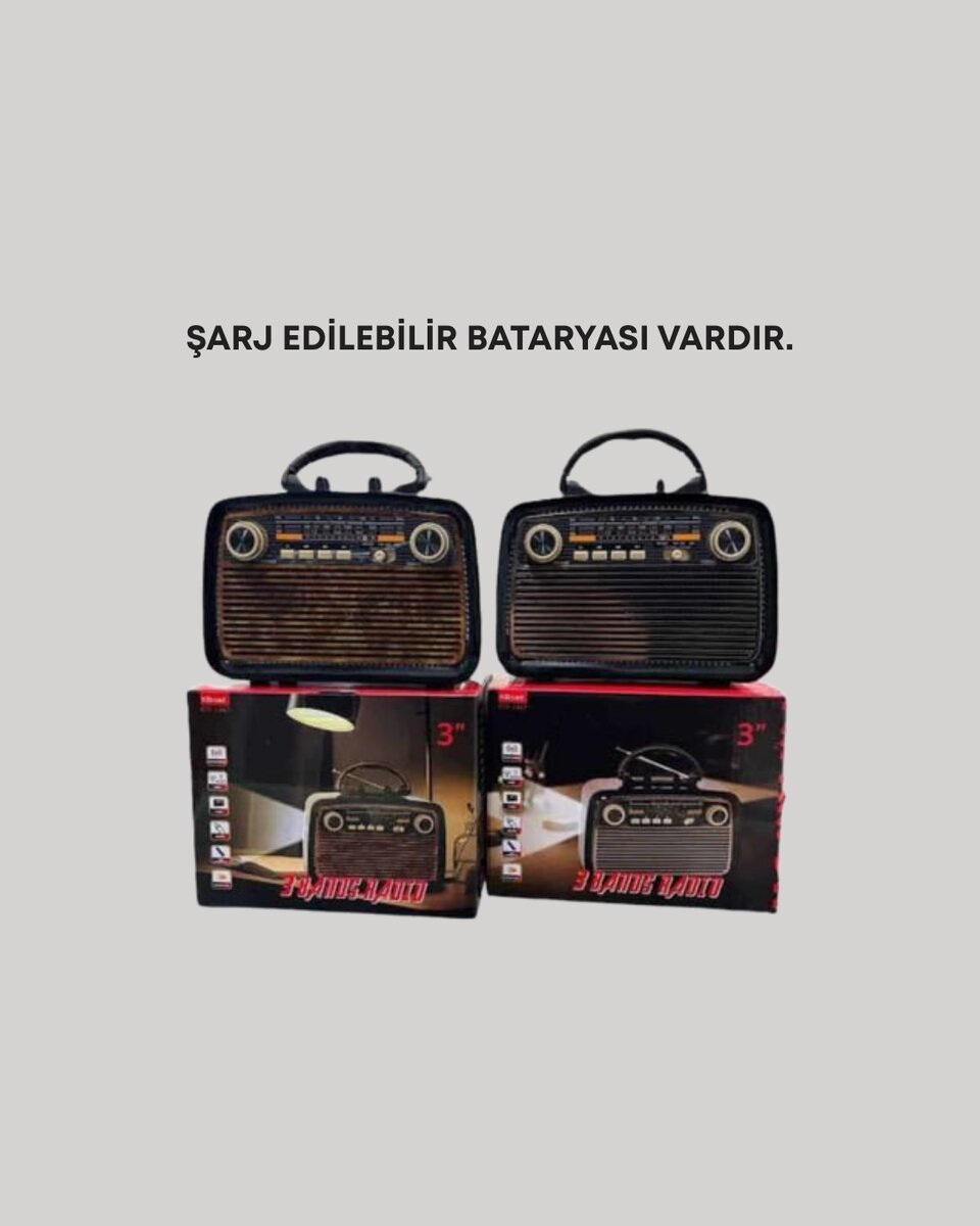 Kablosuz Bluetooth Hoparlör – Yüksek Ses Kalitesi Uzun Pil Ömrü FM ve AM Radyo Fonksiyonu - Görsel 4