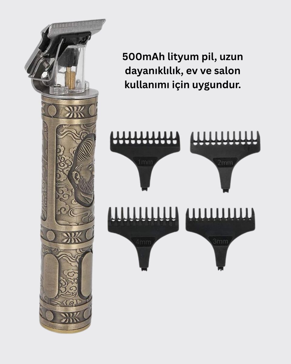 Saç ve Sakal İçin Çok Fonksiyonlu Güçlü Kesme Makinesi - Görsel 4