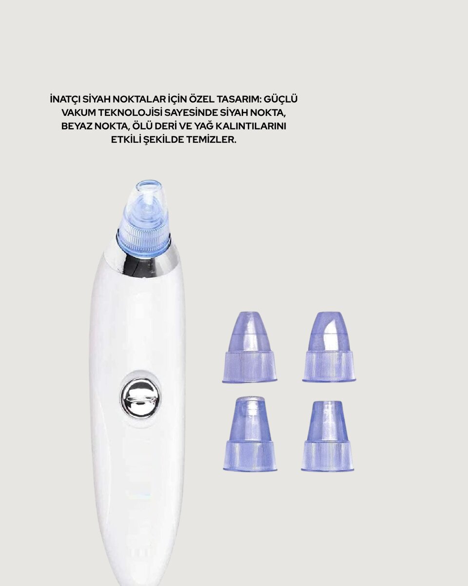 Mikro Kristal Başlıklı Siyah Nokta Temizleme Cihazı – Vakum Gücüyle Gözenek Sıkılaştırıcı - Görsel 5