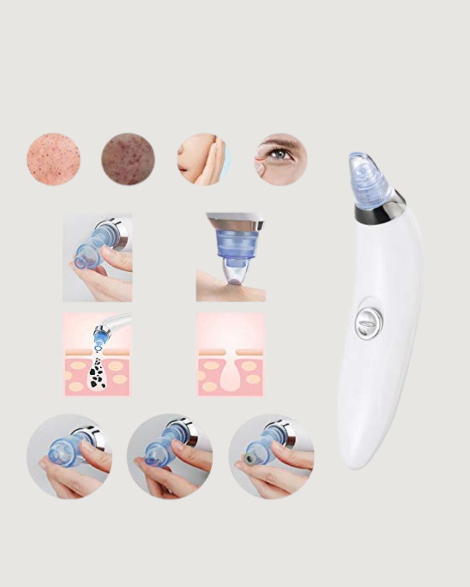 Mikro Kristal Başlıklı Siyah Nokta Temizleme Cihazı – Vakum Gücüyle Gözenek Sıkılaştırıcı - Görsel 3