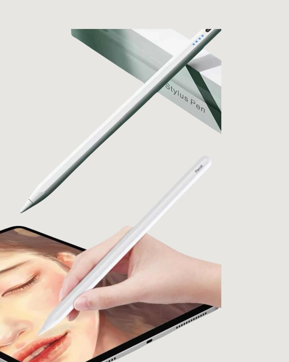 Yüksek Hassasiyetli Eğim Sensörlü Dijital Kalem – USB-C Hızlı Şarjlı - Görsel 2