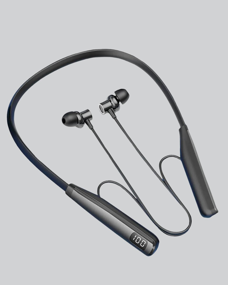 Y12 Bluetooth Boyun Bantlı Kulaklık – 100 Saat Pil Bluetooth 5.3 Dokunmatik Kontrol - Görsel 2