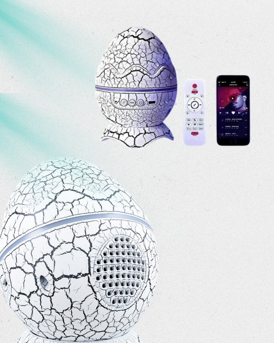 Çocuk Odası İçin Galaxy Projektör + Beyaz Gürültü + Uzaktan Kumandalı - Görsel 2
