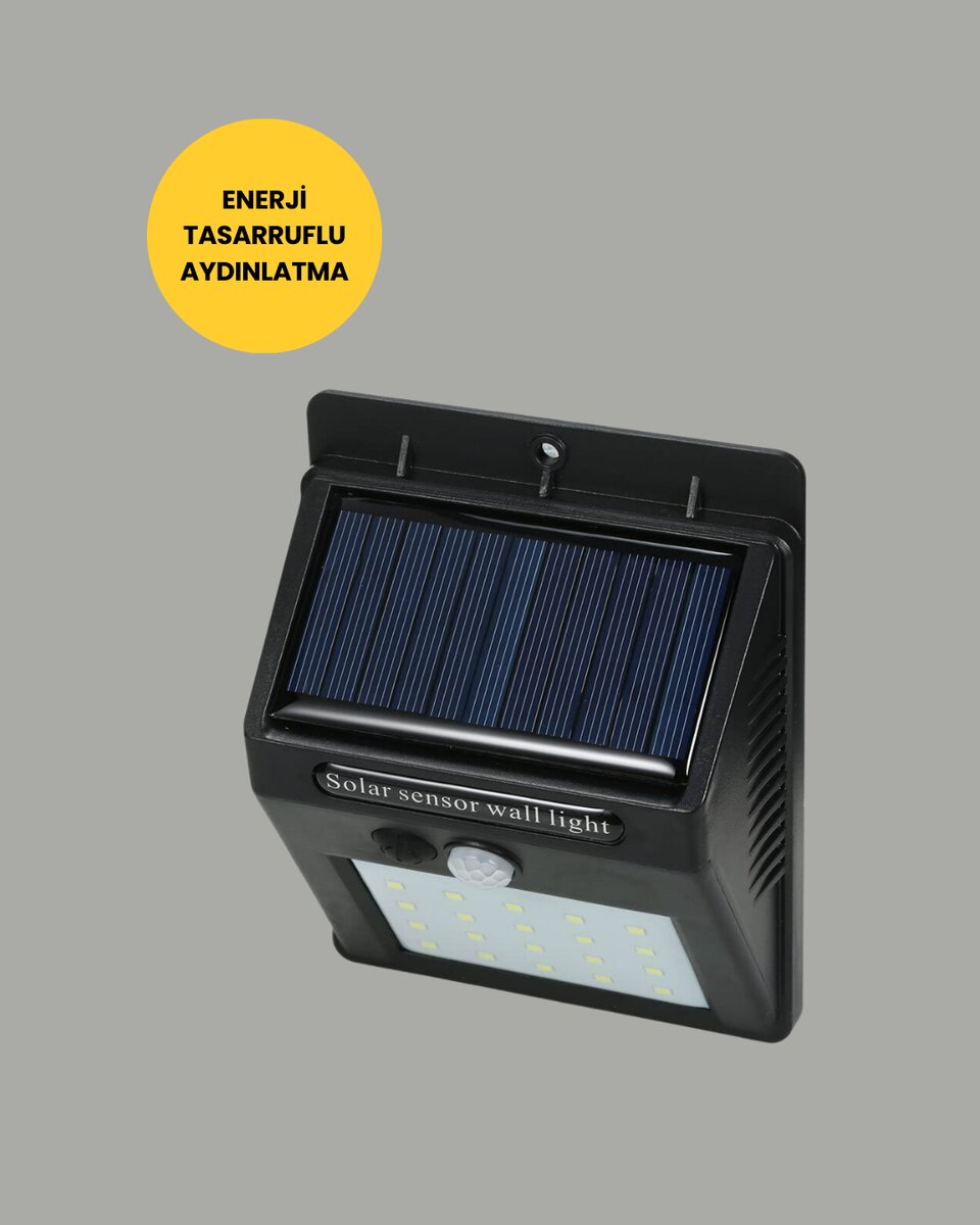 Enerji Tasarruflu ve Otomatik Sensörlü LED Güneş Işığı – Dış Mekan Uyumlu - Görsel 5
