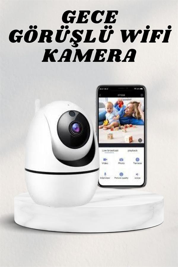 Wifi Kamerası Kablosuz Wifi Güvenlik Kamerası - Görsel 2
