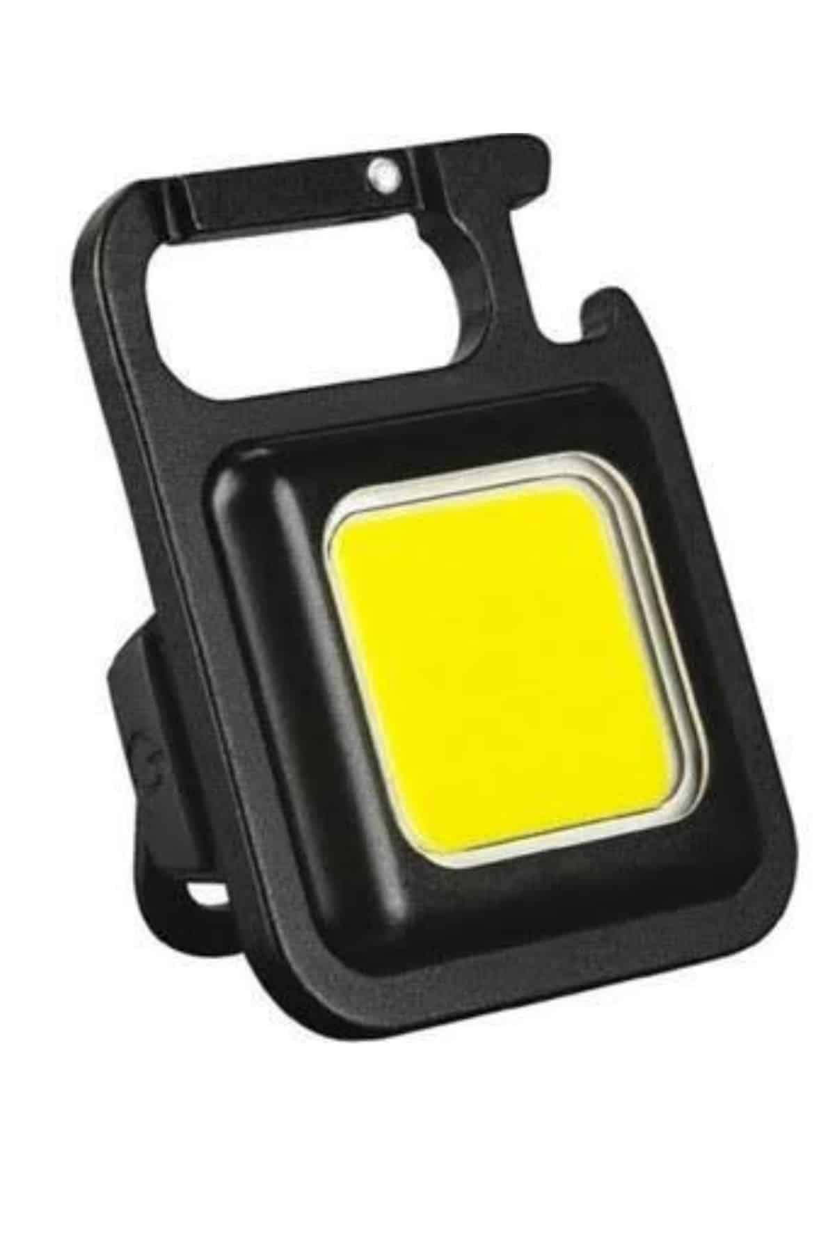Işıldak USB Şarjlı Cep El Feneri Taşınabilir Mini Led Işık Çok Fonksiyonlu - Görsel 5