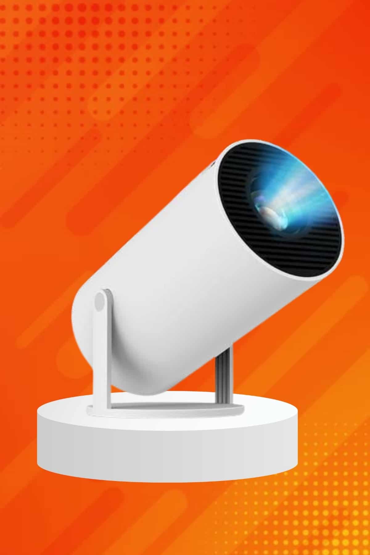 Sinema Projeksiyonu Projektörü ve Dijital Göstergeli Bluetooth Hoparlör Uzun Pil Ömrü HD Kalite - Görsel 2