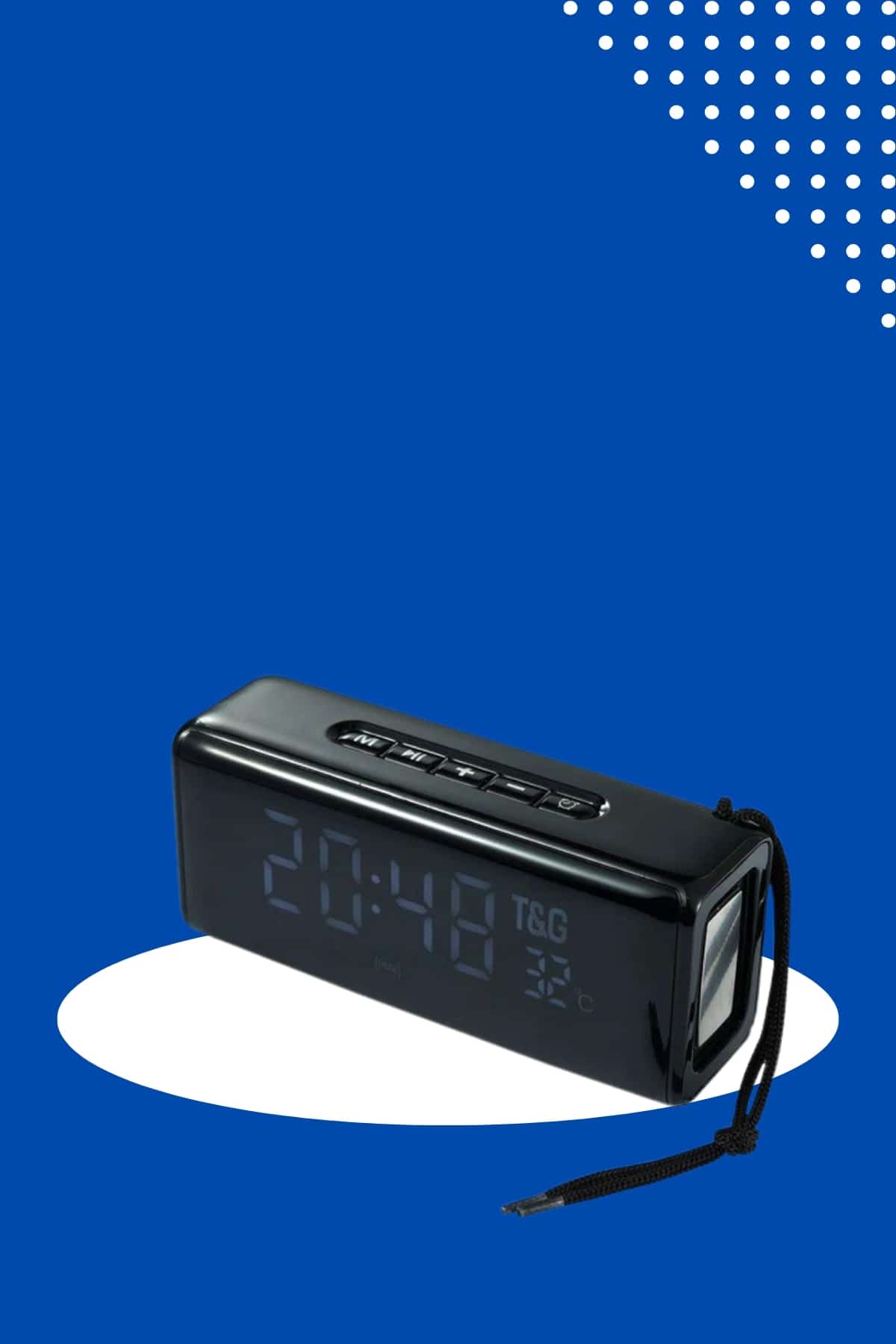 Sinema Projeksiyonu Projektörü ve Dijital Göstergeli Bluetooth Hoparlör Uzun Pil Ömrü HD Kalite - Görsel 4