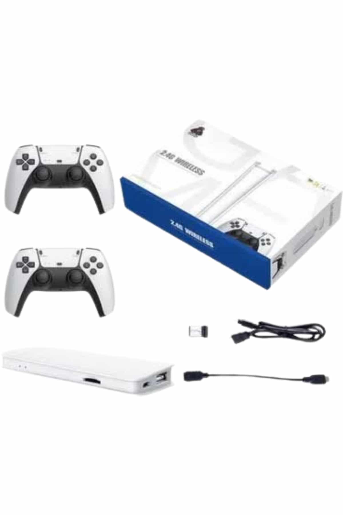 2.4 GHZ Oyun Konsolu Çift Konsol 4K Ultra Hd Game Stick - Görsel 3