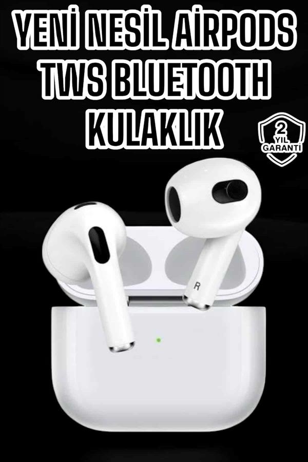 3.Nesil TWS Bluetooth Kulaklık Mikrofonlu ANC Özelliği Dokunmatik Kontrol - Görsel 2
