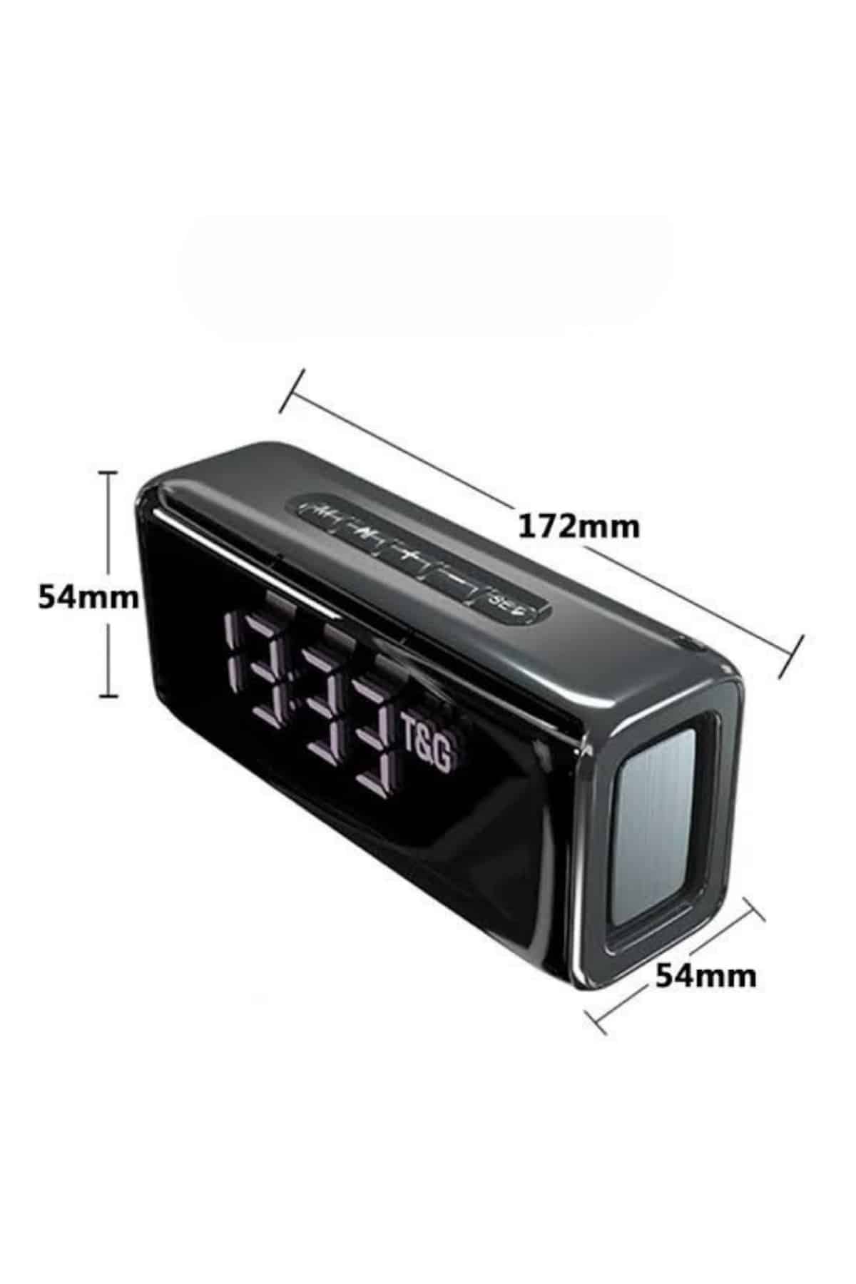 Sinema Projeksiyonu Projektörü ve Dijital Göstergeli Bluetooth Hoparlör Uzun Pil Ömrü HD Kalite - Görsel 3