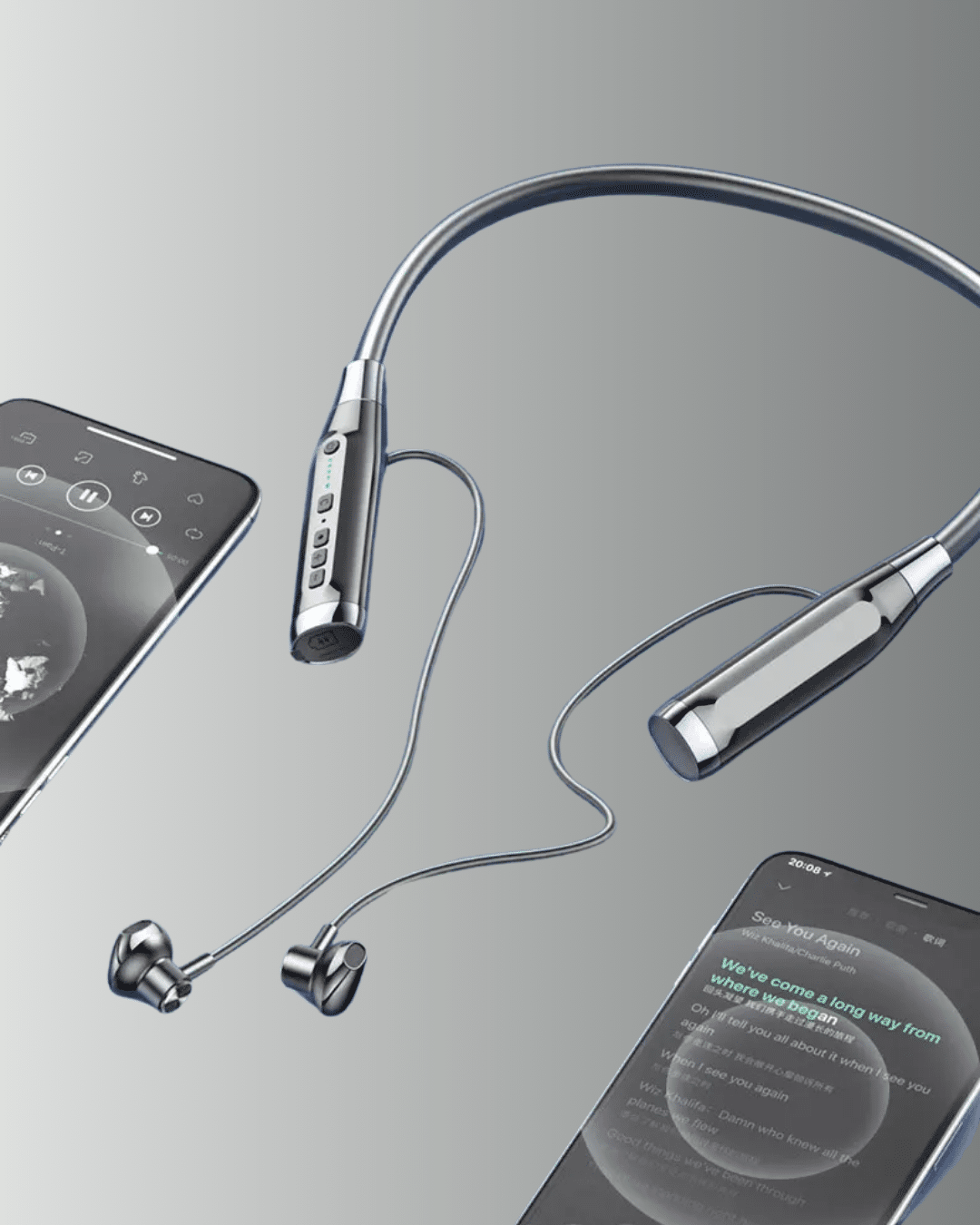 120 Saat Pil Ömrüyle Boyun Askılı Bluetooth Kulaklık – Spor ve Günlük Kullanım İçin - Görsel 4