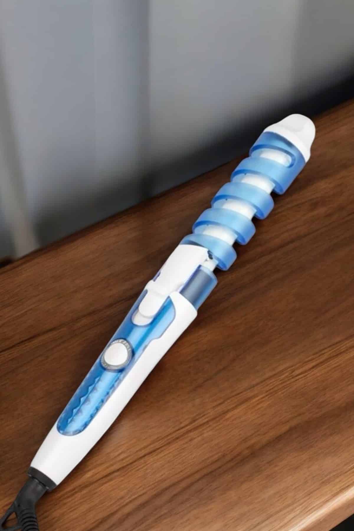 Spiral Saç Maşası Seramik Kaplama Eşit Isı Ayarlı Döner Kablo - Görsel 2