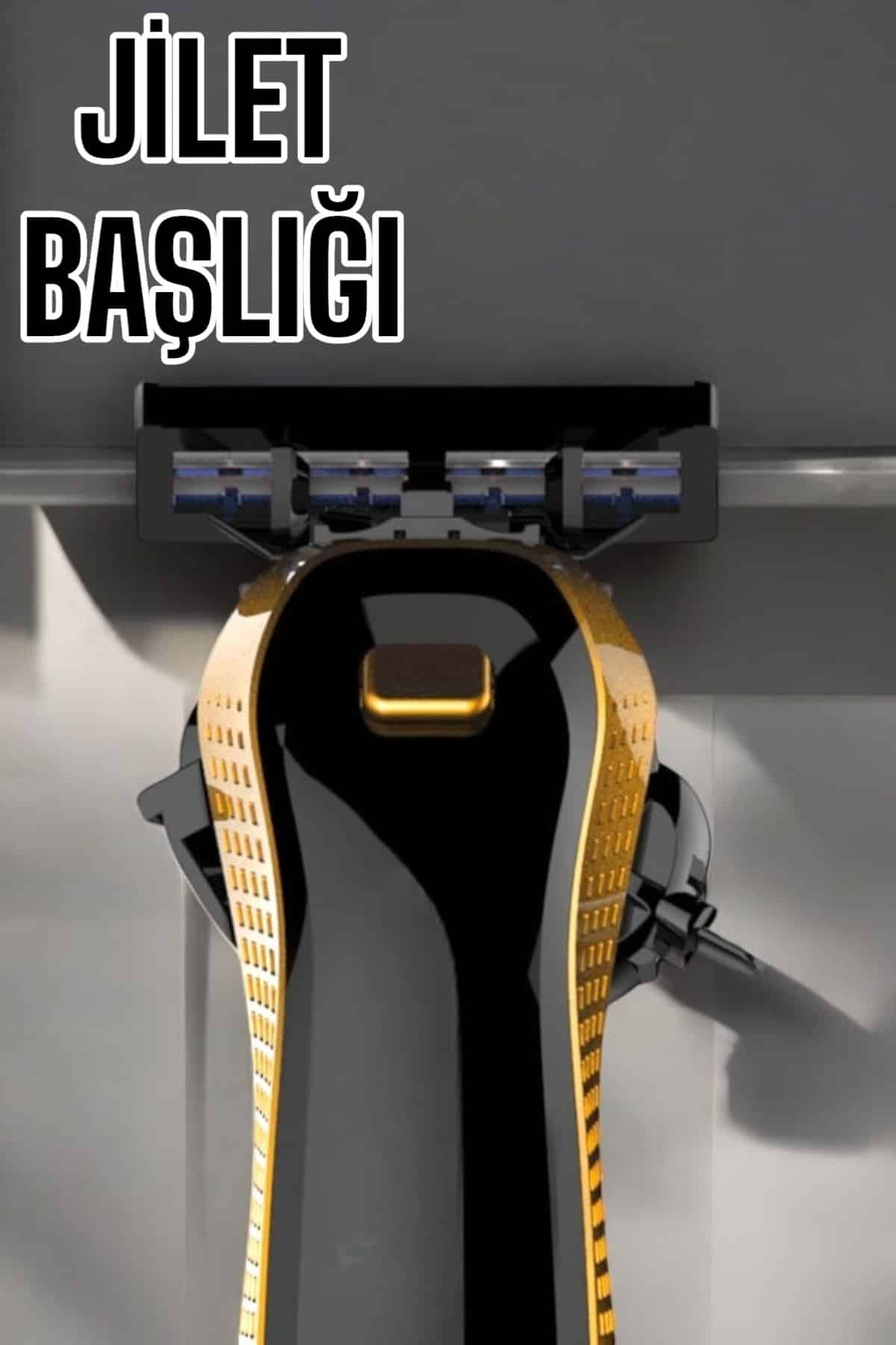 Çift Başlıklı Jilet Tıraş Makinesi Taşınabilir Suya Dayanıklı Sinek Kaydı - Görsel 5