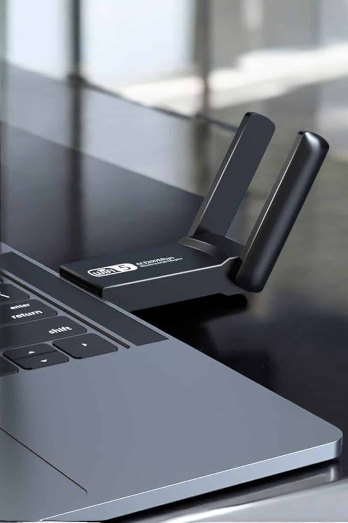 Wifi Adaptör Çift Bantlı Kablosuz Wifi Adaptörü - Görsel 2