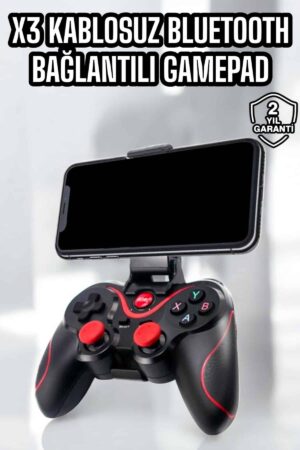 X3 Gamepad Oyun Kolu Bluetooth Bağlantılı Gamestick Android Uyumlu