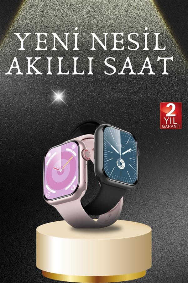 Akıllı Saat Alarm ve Titreşim Uyku ve Sağlık Takibi GPS Uyumlu Nabız Ölçer Sesli Görüşme - Görsel 2