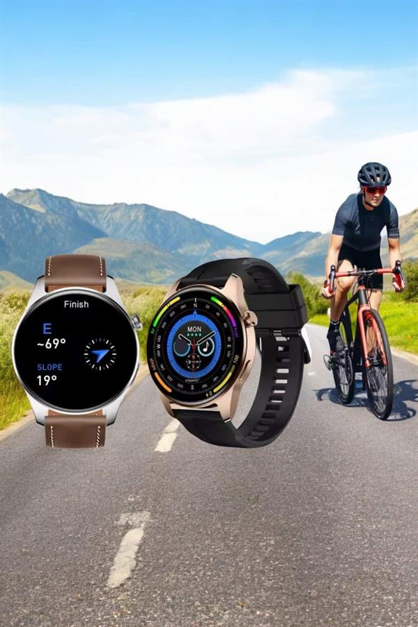 Akıllı Saat Sesli Görüşme NFC ve GPS Uyumlu Bluetooth Bağlantılı - Görsel 5