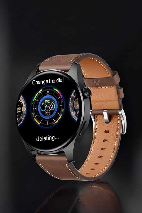 Akıllı Saat Sesli Görüşme NFC ve GPS Uyumlu Bluetooth Bağlantılı - Görsel 4