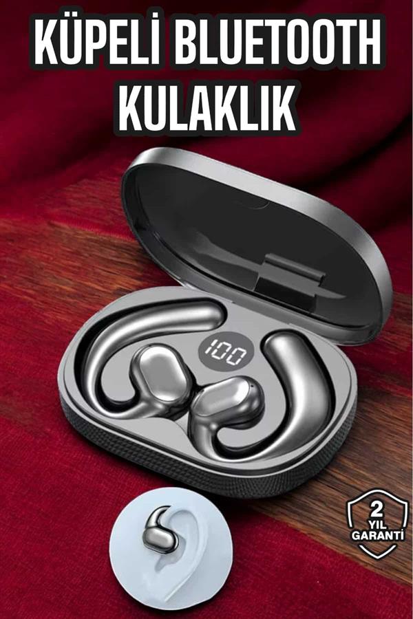 Bluetooth Kulaklık Dijital Göstergeli Uzun Pil Gürültü Önleyici Oyuncu Kulaklığı - Görsel 2