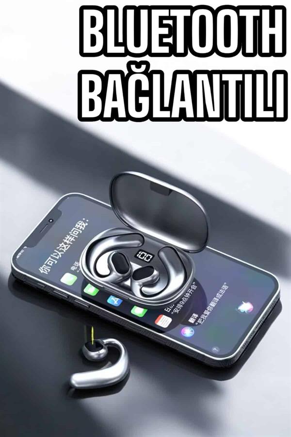 Bluetooth Kulaklık Dijital Göstergeli Uzun Pil Gürültü Önleyici Oyuncu Kulaklığı - Görsel 3