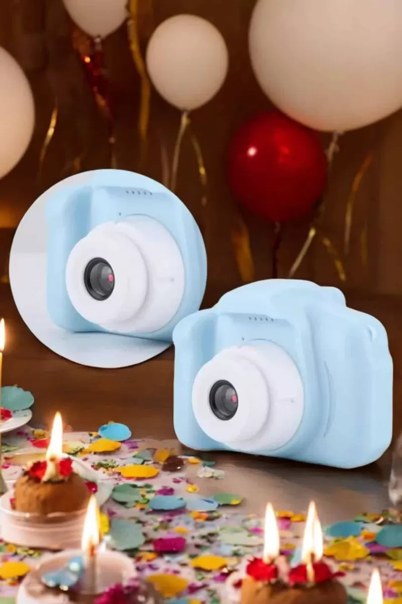 Çocuk Kamerası Dijital 1080P HD Kaliteli Mini Fotoğraf Makinesi Profesyonel - Görsel 2
