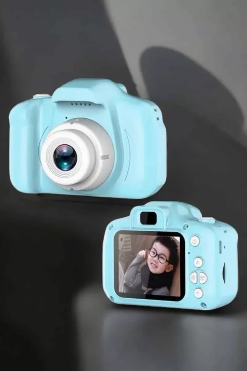 Çocuk Kamerası Dijital 1080P HD Kaliteli Mini Fotoğraf Makinesi Profesyonel - Görsel 4