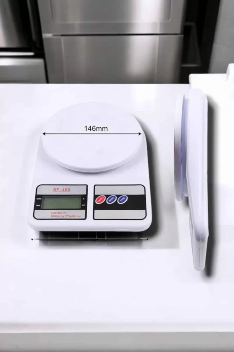 Net LCD Ekran ve Otomatik Kapanma Özelliği ile Uzun Ömürlü Dijital Mutfak Tartısı - Görsel 5