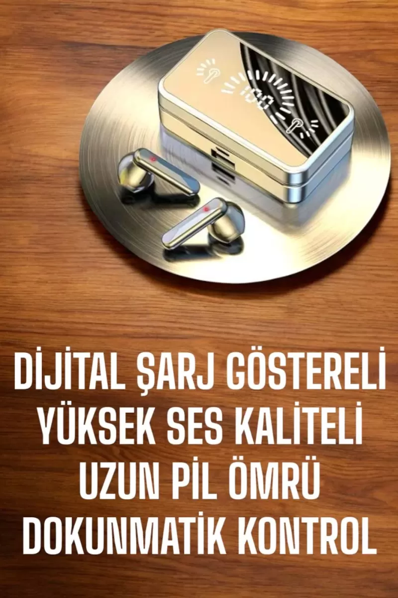 Bluetooth Bağlantılı Dijital Göstergeli Yüksek Ses Kaliteli Kulaklık - Görsel 2