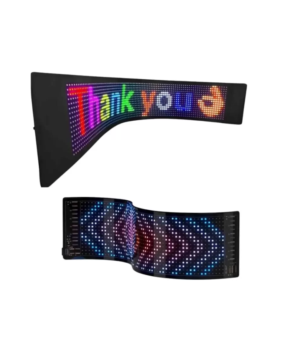 RGB Kayan Yazı LED Panel Telefon Kontrollü Animasyonlu Akıllı Ekran - Görsel 4
