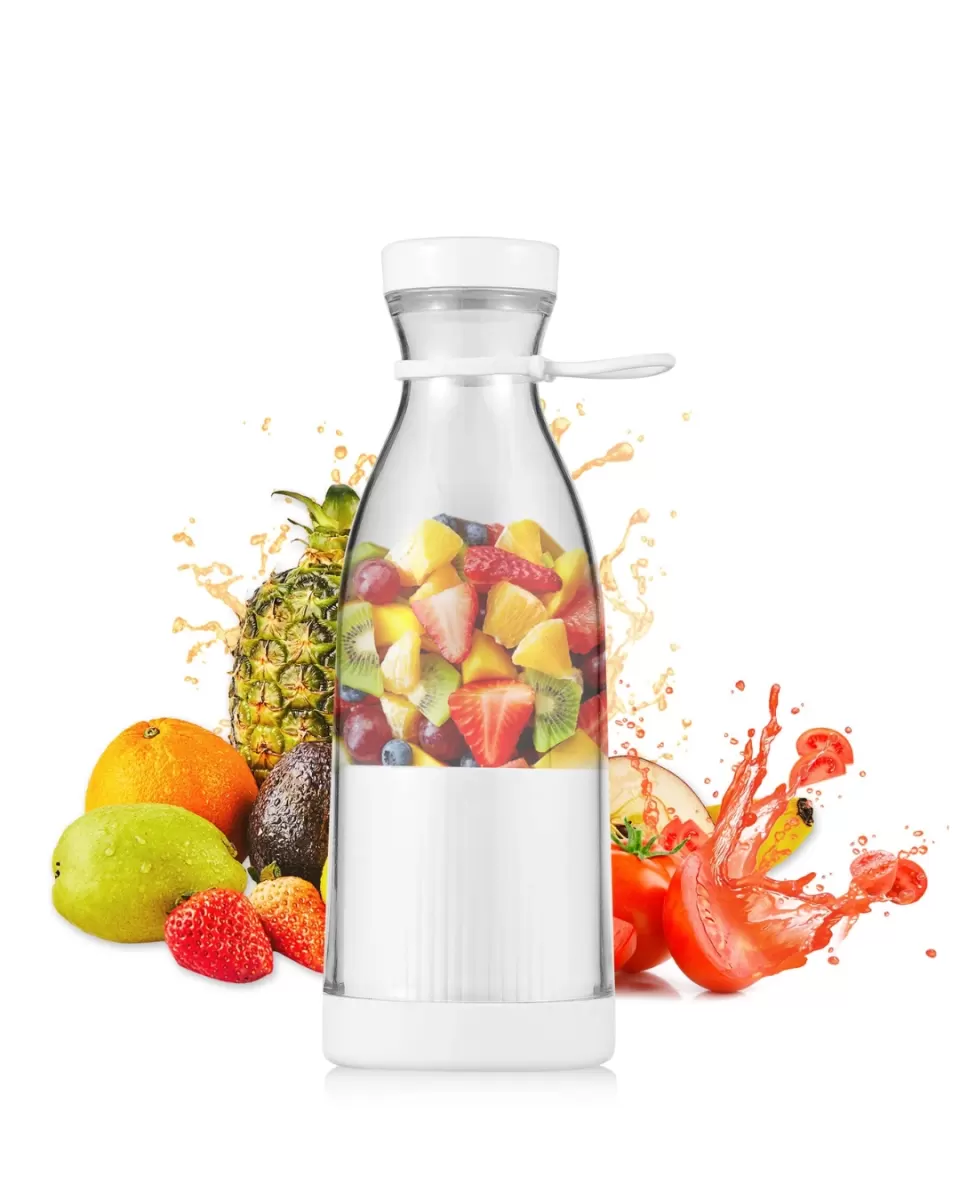 Şarjlı Taşınabilir Blender 380 ml USB Kablosuz Smoothie ve Meyve Karıştırıcı - Görsel 2