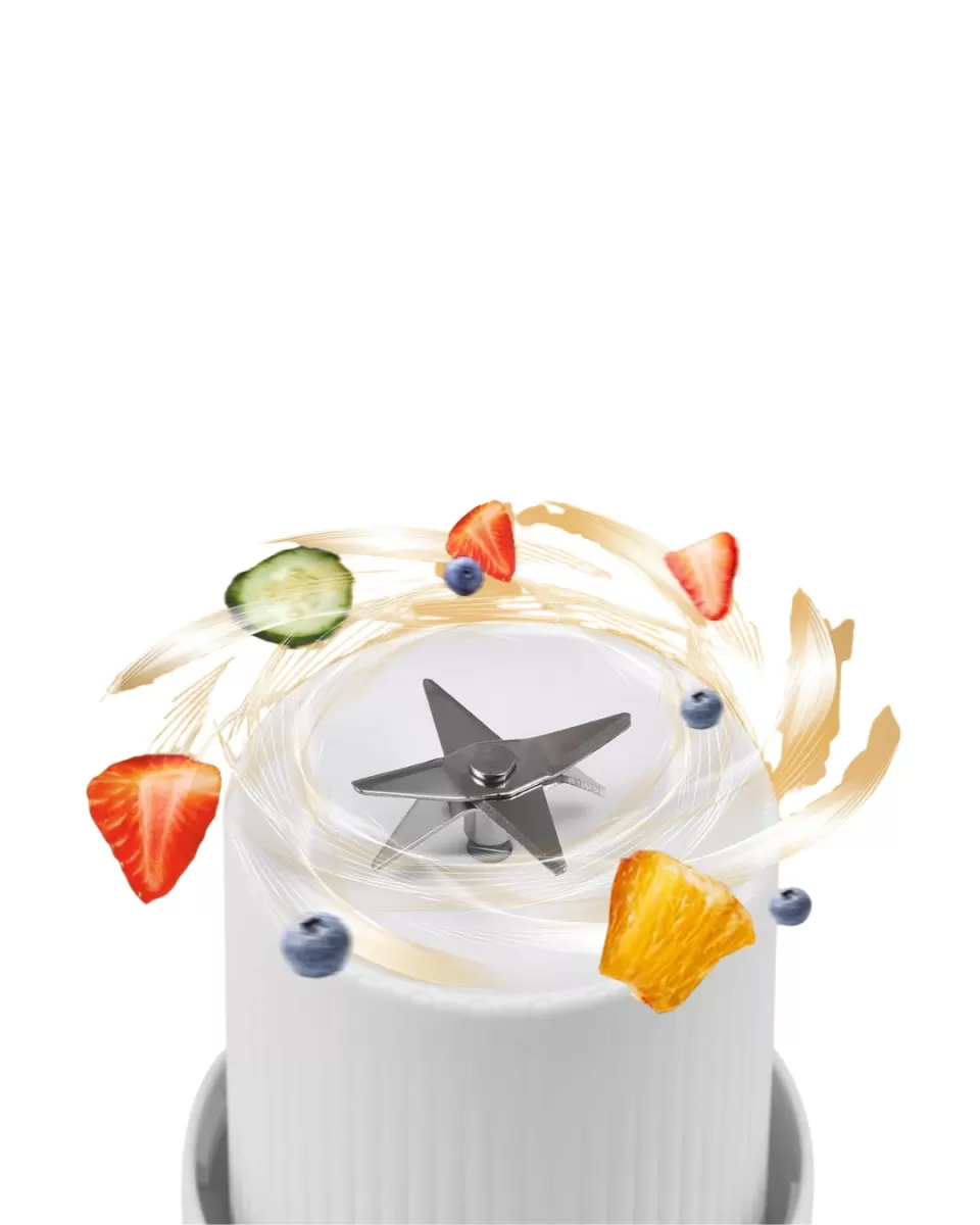 Şarjlı Taşınabilir Blender 380 ml USB Kablosuz Smoothie ve Meyve Karıştırıcı - Görsel 4