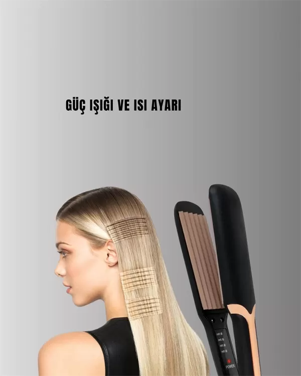 DP-134 Tost Saç Şekillendirici – Hızlı Isınan, Kalıcı ve Belirgin Dalgalar İçin İdeal - Görsel 4
