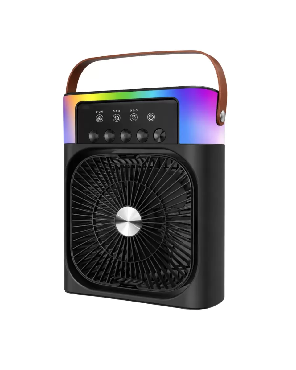 Taşınabilir Sprey Fan RGB Işıklı Mini Klima Soğutucu Nemlendirici USB Şarjlı - Görsel 2