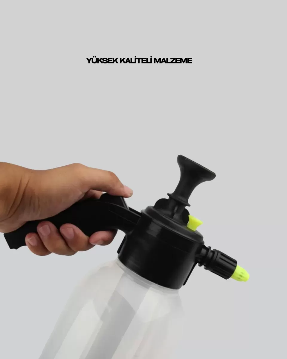 Köpük Püskürtücü 2 Litre Dayanıklı Manuel Basınçlı Yıkama Şişesi - Görsel 5
