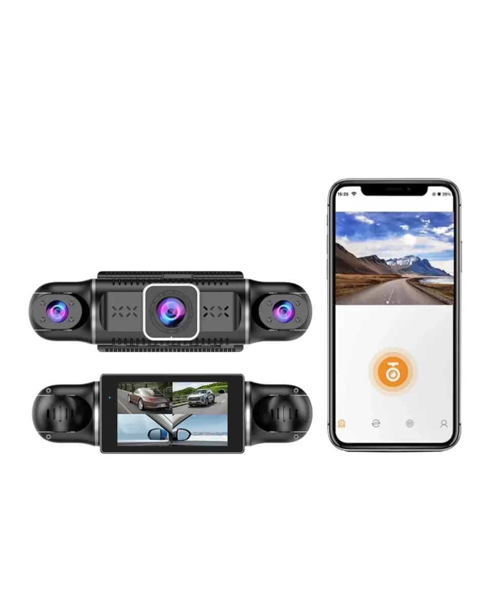 1080P Araç Kamerası Mobil Uygulama Bağlantılı G Sensörlü Güvenlik Sistemi - Görsel 3