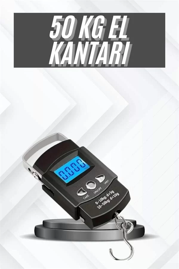 Profesyonel El Terazisi El Kantarı 50 Kg Dijital Göstergeli Tartı - Görsel 2