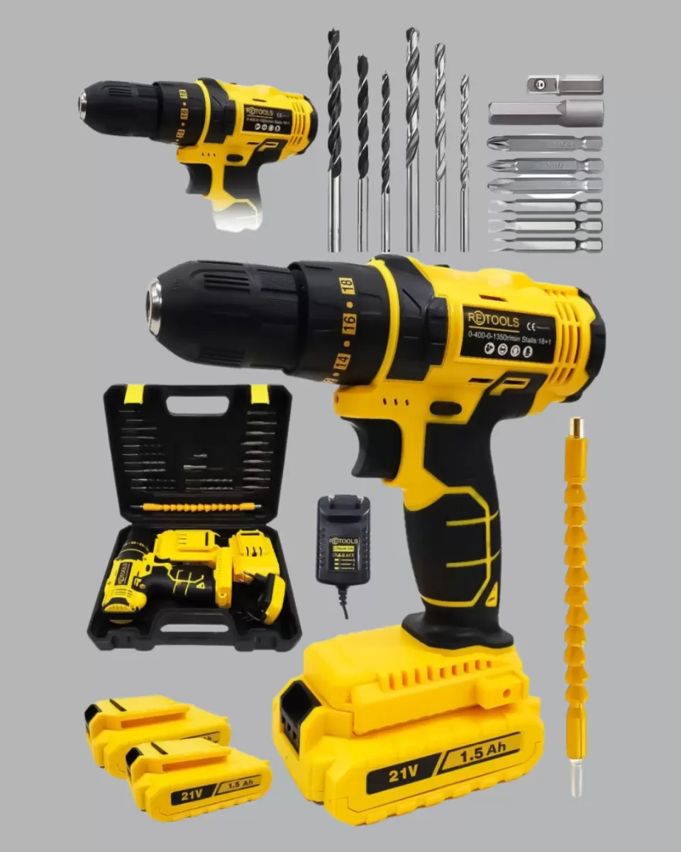 Hafif ve Ergonomik 12V Kablosuz Matkap | Hızlı Şarj ve Uzun Pil Ömrü - Görsel 3