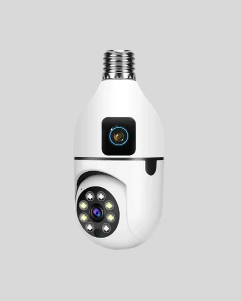 1080P WiFi Ampul Kamera Uzaktan Erişimli Hareket Sensörlü Gece Görüşlü - Görsel 5